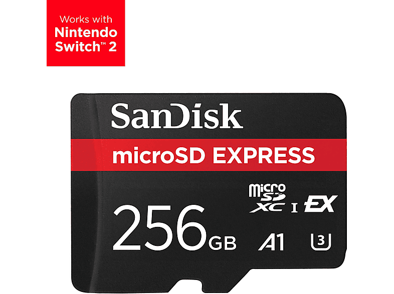 SANDISK Express (funktioniert mit Nintendo Switch 2), Micro-SD Speicherkarte, 256 GB von SANDISK