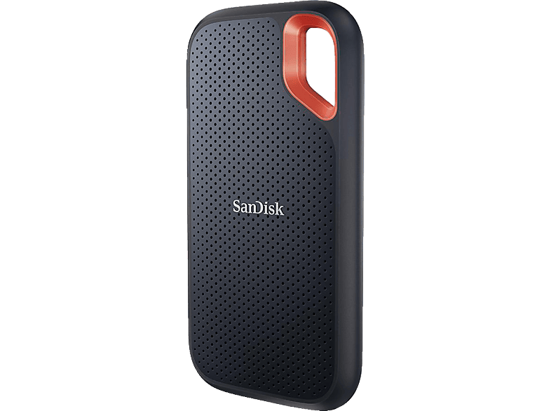 SANDISK Extreme Portable Festplatte, 500 GB SSD, extern, Grau/Orange von SANDISK