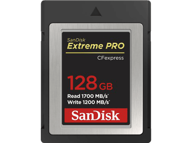 SANDISK Extreme Pro, CFexpress Speicherkarte, 128 GB, 1700 MB/s von SANDISK