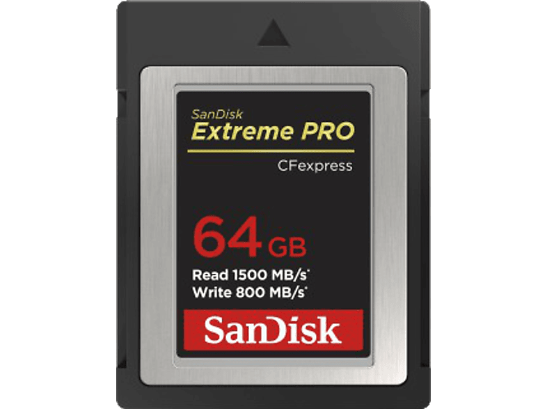 SANDISK Extreme Pro, CFexpress Speicherkarten, 64 GB, 1500 MB/s von SANDISK