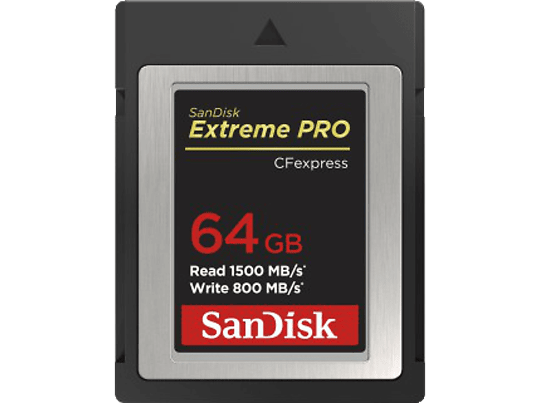 SANDISK Extreme Pro, CFexpress Speicherkarten, 64 GB, 1500 MB/s SANDISK Extreme Pro, CFexpress Speicherkarten, 64 GB, 1500 MB/s von SANDISK