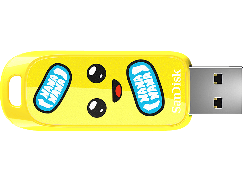 SANDISK Fortnite® Peely Edition USB Stick, 256 GB, 130 MB/s, Gelb von SANDISK