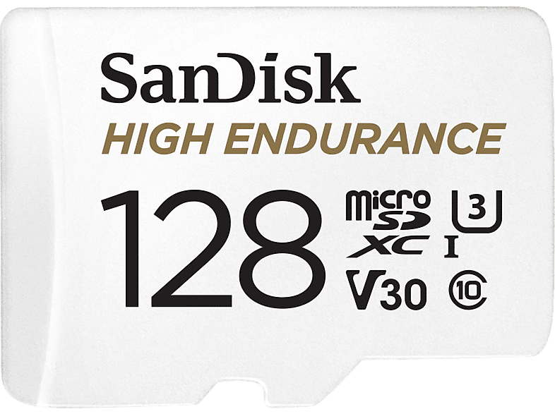 SANDISK High Endurance, Micro-SDXC Speicherkarte, 128 GB, 100 MB/s von SANDISK