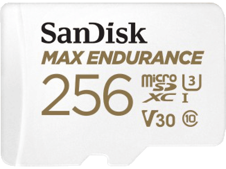 SANDISK MSXC Max Endurance 100, Micro-SDXC Speicherkarte, 256 GB, 100 MB/s von SANDISK