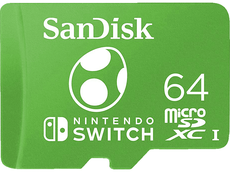 SANDISK Nintendo Switch - Flash-Speicherkarte 64 GB microSDXC UHS-I, Micro-SDXC Flash-Speicherkarte, GB, 100 MB/s von SANDISK