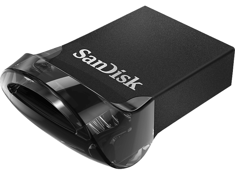 SANDISK Ultra® Fit USB Flash-Laufwerk, 32 GB, 130 MB/s, Schwarz von SANDISK