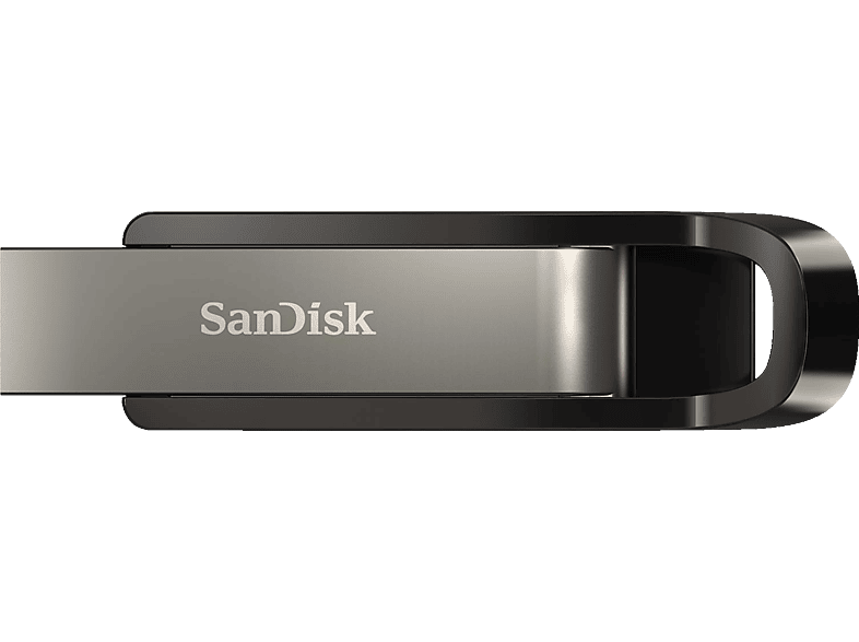 SANDISK Ultra Extreme Go USB-Stick, 128 GB, 400 MB/s, Schwarz/Grau von SANDISK