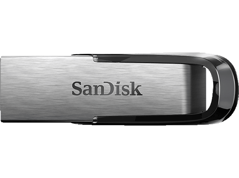 SANDISK Ultra Flair USB-Stick, 16 GB, 130 MB/s, Schwarz/Silber von SANDISK