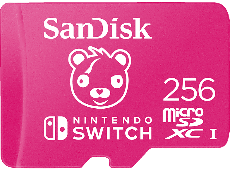 SANDISK für Nintendo Switch™ Fortnite Edition 256 GB, MicroSDXC-Speicherkarte, Pink von SANDISK