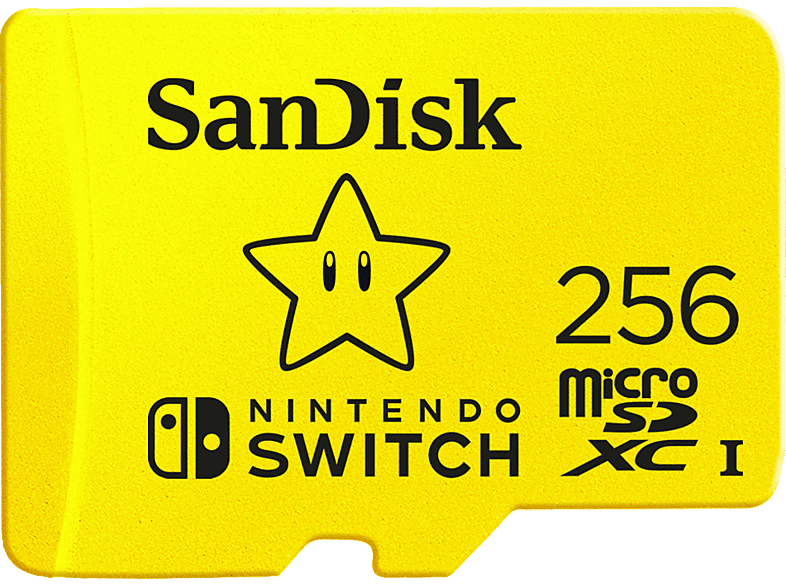 SANDISK microSDXC™, Speicherkarte für Nintendo Switch, 256 GB, Gelb von SANDISK