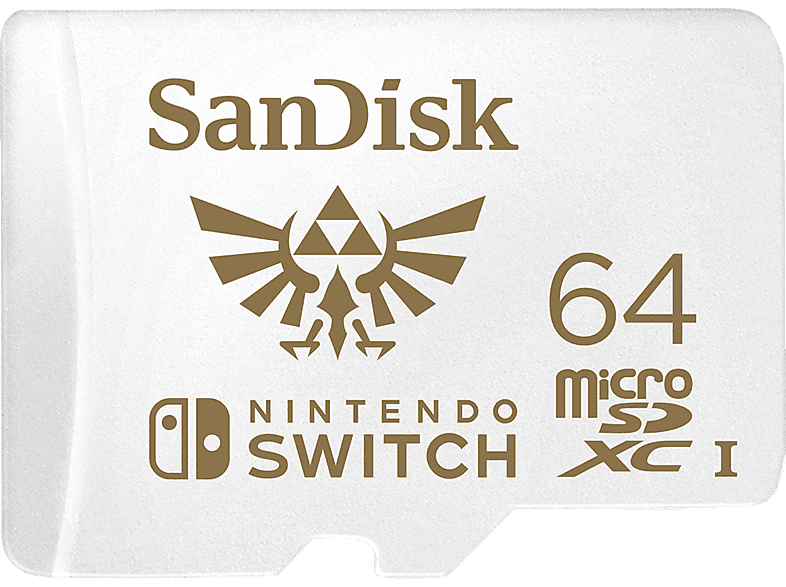 SANDISK microSDXC™, Speicherkarte für Nintendo Switch, 64 GB, Weiß von SANDISK