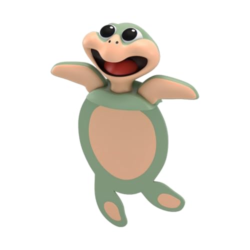 3D Tier-Lesezeichen für Kinder – 6 Meerestier-Designs aus strapazierfähigem Kunststoff, Kreatives Lernspielzeug für Schule, Ostern & Bücherfans (Schildkröte) von Frohstadt