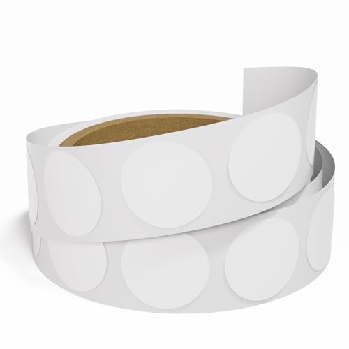100 Stück NFC Sticker NFC Tags Selbstklebend vom Typ NTAG215 NFC Aufkleber nfc tag sticker，Mit 504 Byte Speicher，Funktioniert mit allen NFC-fähigen Telefonen（rund/25 mm） von SANPOPO