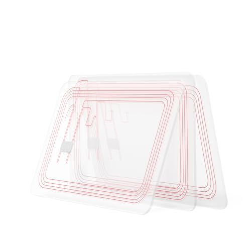 10PCS NFC Tags NTAG215 Transparente Karten, Programmierbare NFC 215 Tag Karten Rewritable CR80, 504 Bytes Speicher kompatibel mit TagMo und Amiibo von SANPOPO