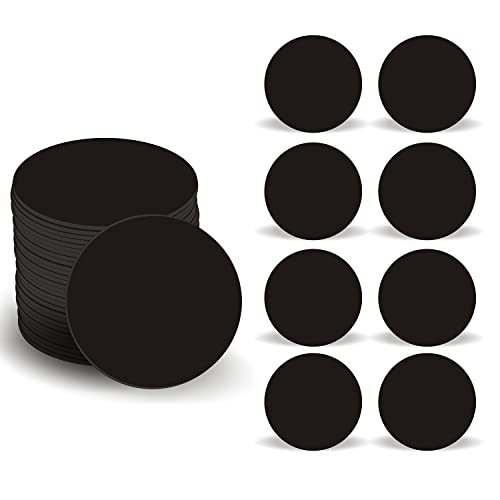 50 pieces NFC 215 Cards, 25 mm Coin shape, Rewritable NFC Card, Empty White NFC Tags, Black NFC 215 cards, 540 Byte Speicher，Compatible with TagMo Amiibo and NFC capabilities von SANPOPO