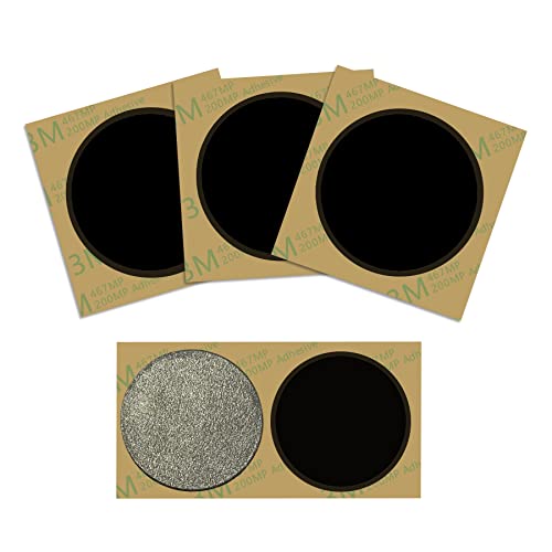SANPOPO 10Pcs Black Anti-Metal NFC Stickers NTAG215 25mm Round On Metal Tags for NFC-enabled cell phones and devices von SANPOPO