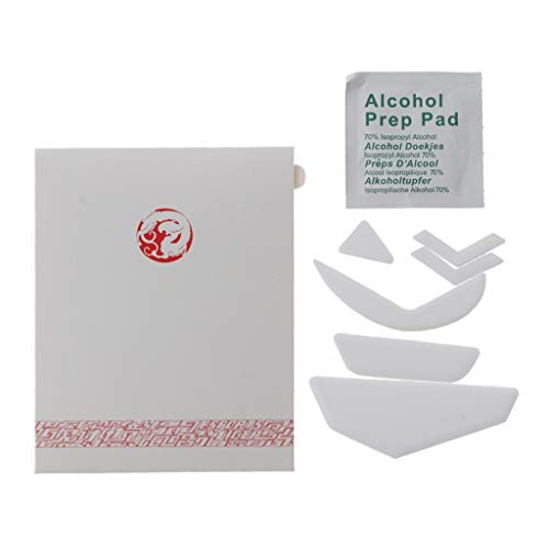 1 Set/Packung verbesserte Tiger Gaming-Maus-Skates Füße für G502 White Glides Edge verbesserte Version Mausfüße Aufkleber von SANRLO