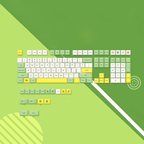 135 Tasten/Set Fruit Tastenkappen für MX Switch Mechanische Tastatur PBT Dye Subbed Keycap XDA Profile 85% Inhalt PBT Dye Sub-Tastenkappen Pbt von SANRLO