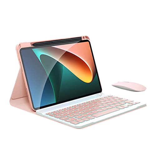 Abnehmbare Bluetooth-kompatible Tastatur für Hülle für Shell Ständer Abdeckung für Pad 5 5Pro Tablet Fo Halter Ständer Hülle für Schreibtisch 27,9 cm für Kinder von SANRLO