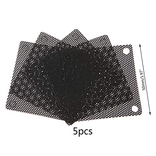 SANRLO 5 Stück 50 Mm X 50 Mm Computergehäuse Lüfter Staubfilter PVC Computer PC Gehäuselüfter Staubdicht Filterabdeckung Grills SANRLO 5 Stück 50 Mm X 50 Mm Computergehäuse Lüfter Staubfilter PVC Computer PC Gehäuselüfter Staubdicht Filterabdeckung Grills von SANRLO