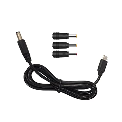 SANRLO USB C Typ C PD auf 12 V 2,5/3,5/4,0 5,5 x 2,5 mm Stromversorgungskabel für WLAN-Router, Laptop, Dot 3/4, Lautsprecher, WiFi-Kamera von SANRLO
