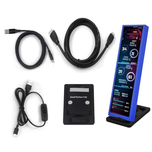 USB-C-Verbindung, 22,4 cm (8,9 Zoll), Computer-Monitore, klare Displays, Unterhaltungsfunktionen, Stream-Browsing, Internetgeschwindigkeit von SANRLO