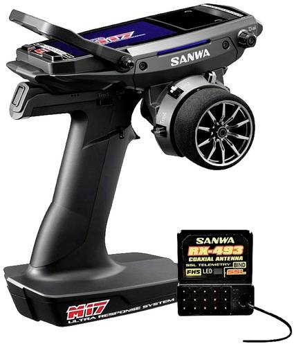 SANWA M17 Pistolengriff-Fernsteuerung 2,4GHz Anzahl Kanäle: 4 SANWA M17 Pistolengriff-Fernsteuerung 2,4GHz Anzahl Kanäle: 4 von SANWA