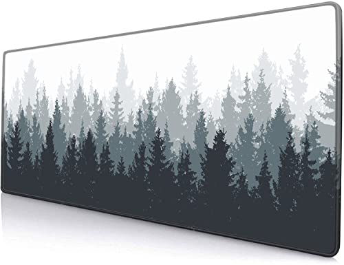 SANWUMIAN Erweitertes Gaming-Mauspad, XXL große Computer-Tastatur, lange Mauspad, Schreibtischunterlage für Büro-Laptop, Mauspad, Nebelwaldbaum SANWUMIAN Erweitertes Gaming-Mauspad, XXL große Computer-Tastatur, lange Mauspad, Schreibtischunterlage für Büro-Laptop, Mauspad, Nebelwaldbaum von SANWUMIAN
