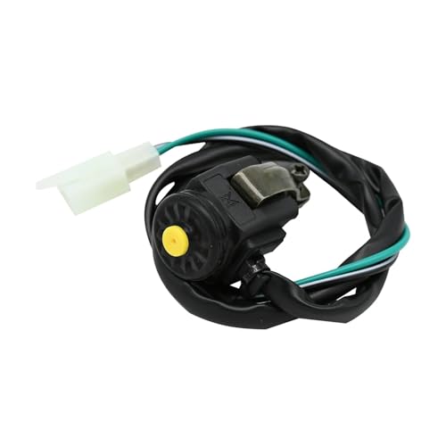 Motorrad-Start- und Kill-Schalter NO/OFF Hupenknopf Gemeinsam geöffneter elektrischer Konverter(Yellow) von SAPIIKEF