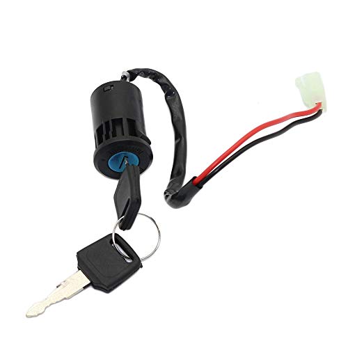 SAROAD 1 Satz ATV Zündschlüssel Schalter Universal 2 Drähte Zündschlüssel Startschalter Schloss Schlüssel für ATV Go Kart Roller Motorrad von SAROAD