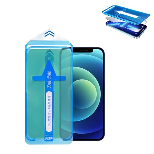 2024 New Invisible Artifact Screen Protector For iPhone15 Pro Max, 2nd Generation Invisible Artifact Film, Dust Free Without Bubbles, Hd Tempered Film (Green Film,For iPhone 12Pro) von SARUEL