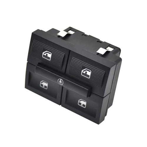 SASFDSG Fensterheberschalter 5G0 959 858 F Fensterhebertaste Fahrerseite Hebeschalter für VW für Golf für MK7 für Polo für Seat für Arona 5G0959858F Fensterheberschalter von SASFDSG