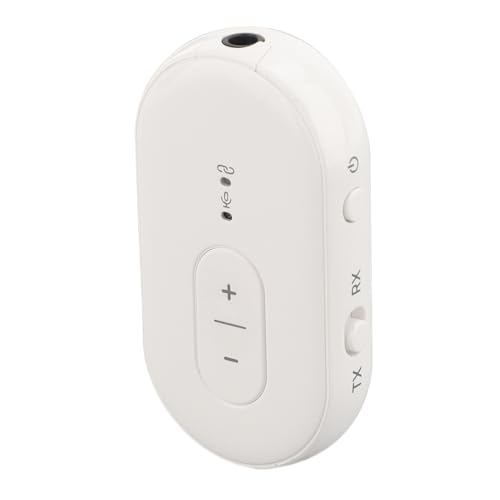 Bluetooth 5.4 Sender 2 in 1 Aux 3,5 -mm -Musikempfänger Bluetooth -Adapter Langer Akkulaufleben Steckbarer Soundkopf für Auto von SASKATE