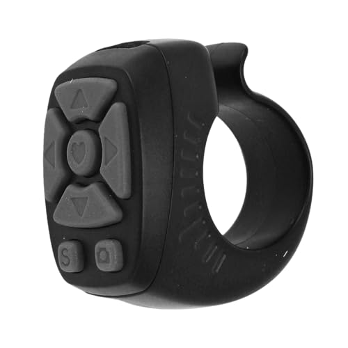 Fingertip-Fernbedienungsring, Video-Scrolling-Controller mit Bluetooth, Fingertip-Video-Controller, mit Ergonomischem Design, 7 Tasten für Tiktok, Selfie, Kamera, Umblättern Usw Fingertip-Fernbedienungsring, Video-Scrolling-Controller mit Bluetooth, Fingertip-Video-Controller, mit Ergonomischem Design, 7 Tasten für Tiktok, Selfie, Kamera, Umblättern Usw von SASKATE