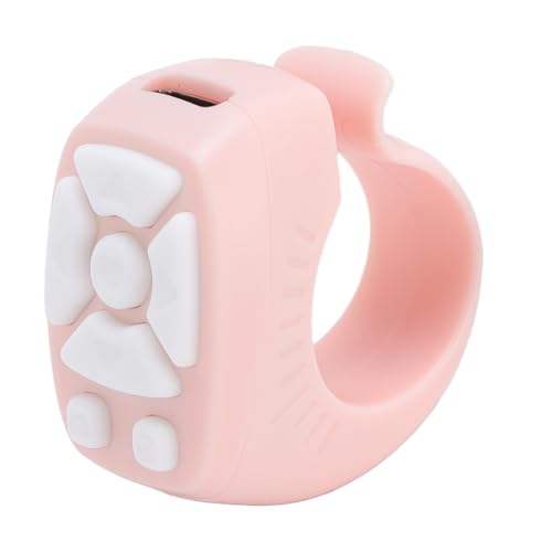 Fingertip-Fernbedienungsring, Video-Scrolling-Controller mit Bluetooth, Fingertip-Video-Controller, mit Ergonomischem Design, 7 Tasten für Tiktok, Selfie, Kamera, Umblättern Usw Fingertip-Fernbedienungsring, Video-Scrolling-Controller mit Bluetooth, Fingertip-Video-Controller, mit Ergonomischem Design, 7 Tasten für Tiktok, Selfie, Kamera, Umblättern Usw von SASKATE