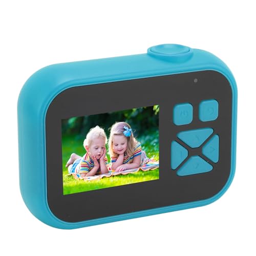 Niedliche Digitalkamera, 24 MP HD, 4-facher Digitalzoom, Wasserabweisend, Stoßfest, Autofokus-Kompaktkamera mit 2,0-Zoll-Bildschirm, für Geburtstagsgeschenke (Grün) von SASKATE
