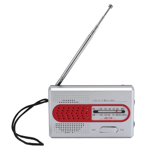 Tragbares Radio AM FM Hochsensibilität Beste Empfangsbatterie -Batterie -Pocket -Radio mit Lautsprecher -Kopfhörer für Reise Im Freien Im Freien Tragbares Radio AM FM Hochsensibilität Beste Empfangsbatterie -Batterie -Pocket -Radio mit Lautsprecher -Kopfhörer für Reise Im Freien Im Freien von SASKATE