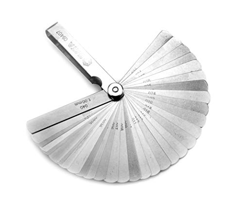SATA Fühlerlehre, 32 Blätter, 0,02-1,00 mm ST09407SJ (Fühlerlehrensatz Präzisions-Fühlerlehrensatz Präzisions-Fühlerlehren-Satz) Blattanzahl: 13 Blätter/Messbereich mm: 0,02-1,00 mm, aus Manganstahl SATA Fühlerlehre, 32 Blätter, 0,02-1,00 mm ST09407SJ (Fühlerlehrensatz Präzisions-Fühlerlehrensatz Präzisions-Fühlerlehren-Satz) Blattanzahl: 13 Blätter/Messbereich mm: 0,02-1,00 mm, aus Manganstahl von SATA