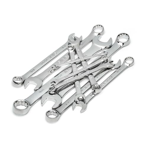 SATA ST09021SJ Ringmaulschlüssel, Gabelringschlüssel, Gabelschlüssel, Schraubenschlüssel Set 1/4"/6,35 mm -7/8"/22,225 mm, Zollgrößen poliert aus CR-V-Stahl mit Träger zur Aufbewahrung 11 Tlg. SATA ST09021SJ Ringmaulschlüssel, Gabelringschlüssel, Gabelschlüssel, Schraubenschlüssel Set 1/4"/6,35 mm -7/8"/22,225 mm, Zollgrößen poliert aus CR-V-Stahl mit Träger zur Aufbewahrung 11 Tlg. von SATA