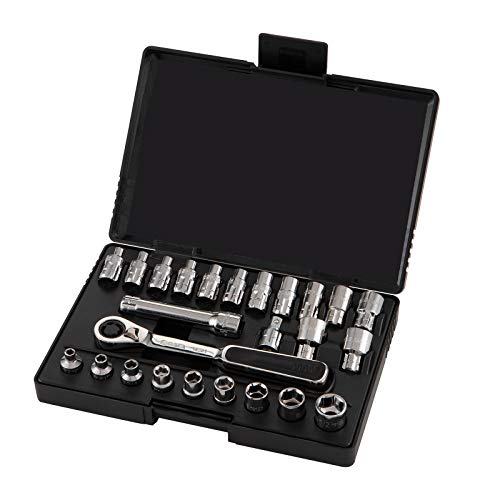 6 Satz SATA Durchsteckschlüssel-Satz, 1/4', 25-teilig, metrisch & zöllig ST09131SJ (Ratschen-Durchsteckschlüssel-Satz Durchsteckschlüsselsatz Durchsteckschlüssel Durchsteckratsche Durchsteckknarre) 6 Satz SATA Durchsteckschlüssel-Satz, 1/4', 25-teilig, metrisch & zöllig ST09131SJ (Ratschen-Durchsteckschlüssel-Satz Durchsteckschlüsselsatz Durchsteckschlüssel Durchsteckratsche Durchsteckknarre) von SATA