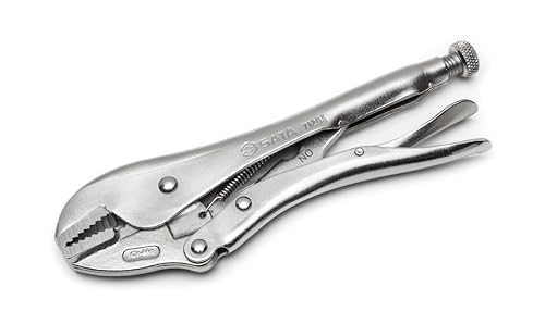 SATA ST71203ST Grippzange Feststellzange mit geraden Backen und integriertem Drahtschneider 225 mm aus CR-Mo-Stahl SATA ST71203ST Grippzange Feststellzange mit geraden Backen und integriertem Drahtschneider 225 mm aus CR-Mo-Stahl von SATA