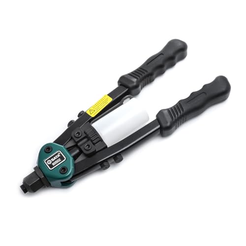 SATA Handnietzange, 330 mm ST90502 (Blindniet Blindnietzange Blindnietmutternzange Blindnietmutterzange Blindnietzangen-Mundstück Nietzange), Kunststoffstulpgriffe SATA Handnietzange, 330 mm ST90502 (Blindniet Blindnietzange Blindnietmutternzange Blindnietmutterzange Blindnietzangen-Mundstück Nietzange), Kunststoffstulpgriffe von SATA