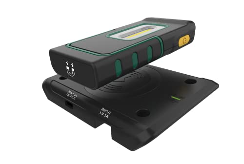 SATA Arbeitsleuchte, kabellos wiederaufladbar, 300 lm ST90606 (Industrial Arbeitslicht LED-Leuchte LED-Arbeitsleuchte) Batterieladezeit: 2.5 h/Schutzklasse: IP65 von SATA