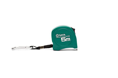 SATA ST91315E Bandmaß, Maßband 5m Breite 25mm, mit doppelseitiger Klinge SATA ST91315E Bandmaß, Maßband 5m Breite 25mm, mit doppelseitiger Klinge von SATA