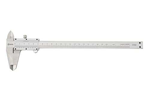 SATA ST91503SC Messschieber und Schieblehre aus Edelstahl 0-300 mm, mit Feststellschraube von SATA
