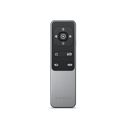 SATECHI R2 Bluetooth Multimedia-Fernbedienung – Präsentations- und Medienmodus – Für M2/ M1 MacBook Pro/Air, M2/ M1 iPad Pro/Air, M2 Mac Mini, iMac M1 und mehr (Nicht kompatibel mit Windows 10/11) von SATECHI