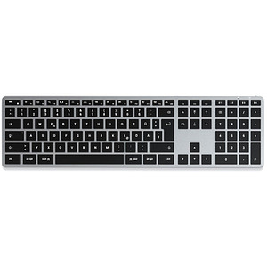 SATECHI SLIM X3 Tastatur kabellos grau, silber von SATECHI