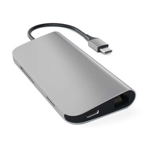 SATECHI Type-C Space Gray Multi-Port Adapter 4K Ethernet, ST-TCMAM SATECHI Type-C Space Gray Multi-Port Adapter 4K Ethernet, ST-TCMAM von SATECHI