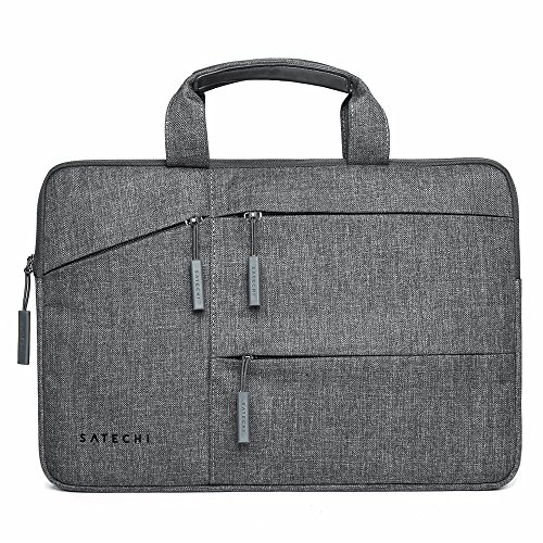 SATECHI Wasserdichte Laptoptasche mit Taschen – Für MacBook Pro M2/ M1, MacBook Air M2/M1 und mehr (13 Zoll) von SATECHI