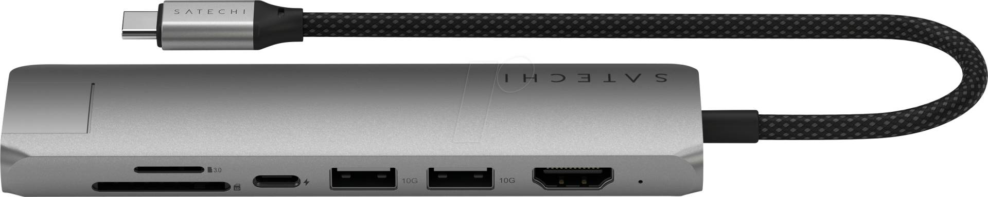 ST-P7SM - Satechi USB-C 7-in-1 Slim Multiport Adapter mit Ethernet Grey ST-P7SM - Satechi USB-C 7-in-1 Slim Multiport Adapter mit Ethernet Grey von SATECHI